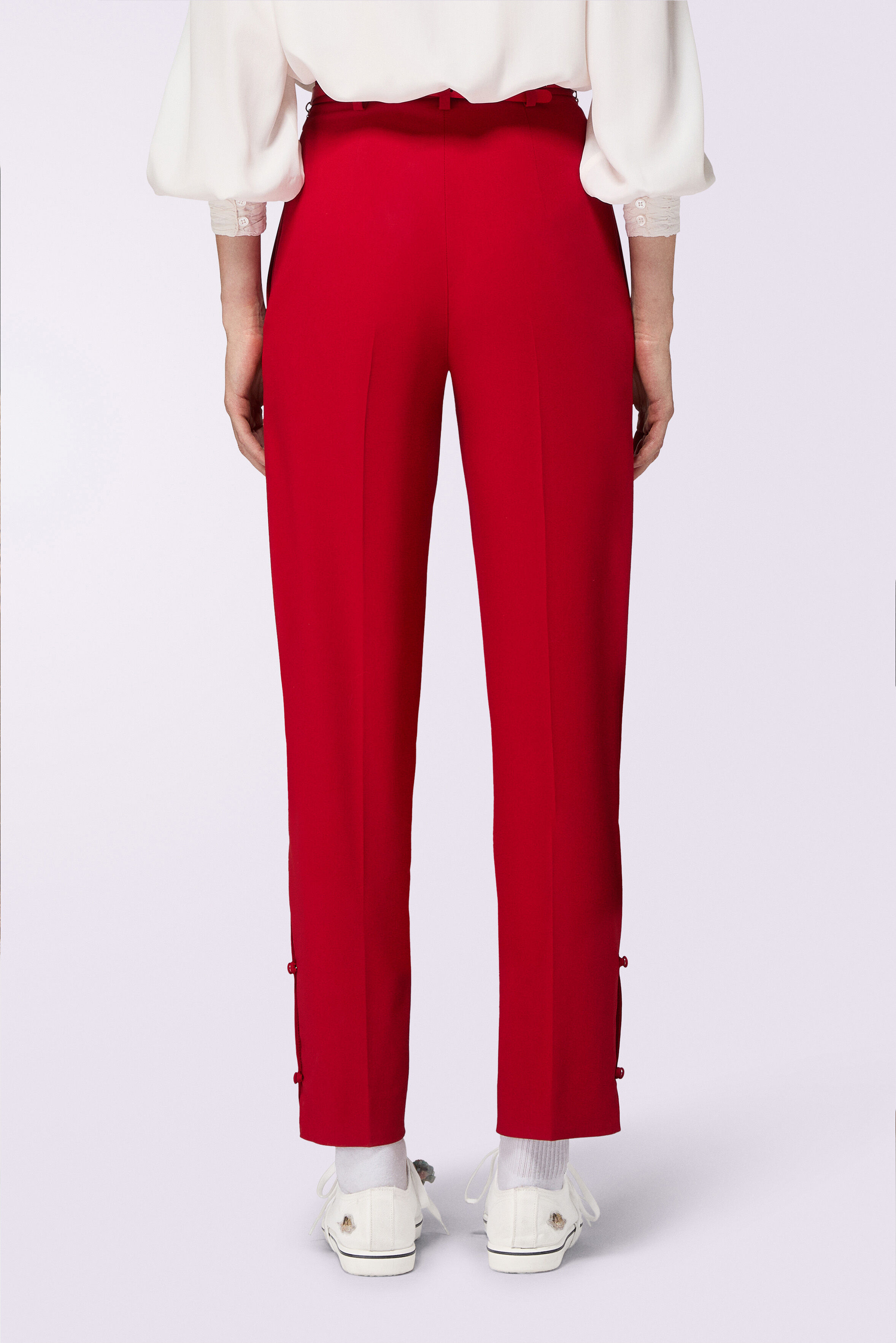Tailored Trousers Red
